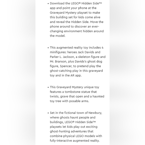 LEGO Hidden Side Augmented Reality (AR) Graveyard Mystery 70420 (335 Pieces) - Picture 9 of 10